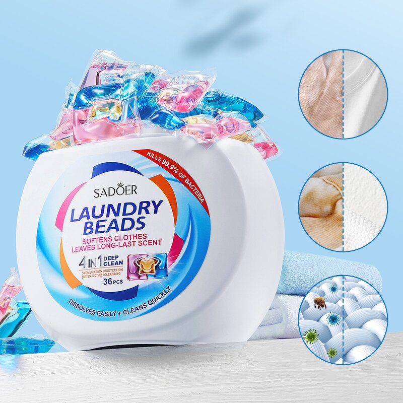 Laundry Gel Beads Manufacturer - Dazzle Color Scent Deep Cleaning