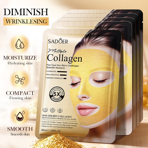 Face Sheet Mask Manufacturer - Collagen Golden Rejuvenation & OEM