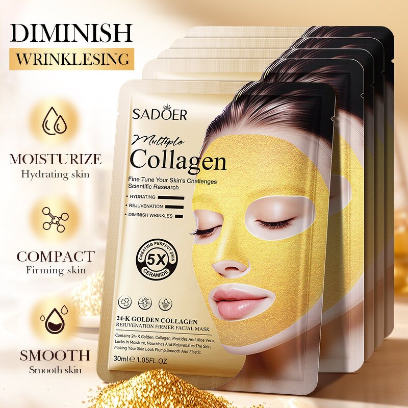 Face Sheet Mask Manufacturer - Collagen Golden Rejuvenation & OEM