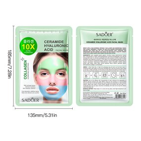 Facial Mask Manufacturer - Collagen Ceramide Hyaluronic Acid Tricolor