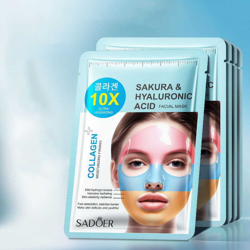 Facial Sheet Masks Manufacturer - Sakura Hyaluronic Acid Three Color