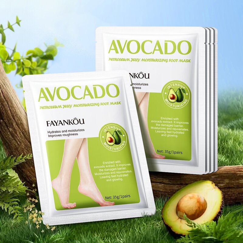 Foot Mask Manufacturer - Avocado Exfoliator Tender Whitening & OEM