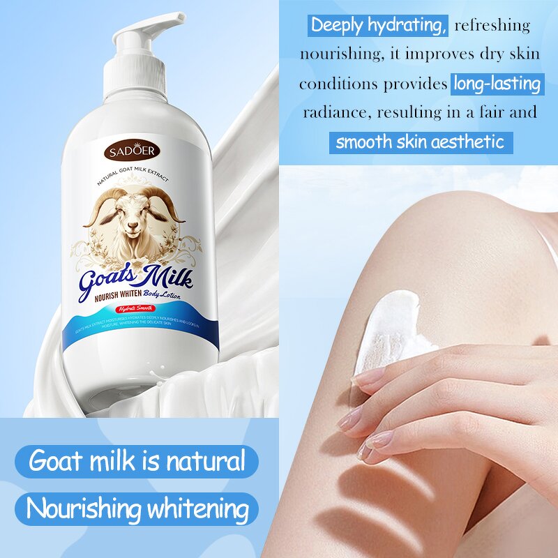 Body Lotion Manufacturer - Goat Milk Whitening with Niacinamide & OEM