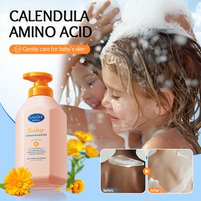 Shower Gel Manufacturer - Baby Calendula Amino Acid for Children & OEM