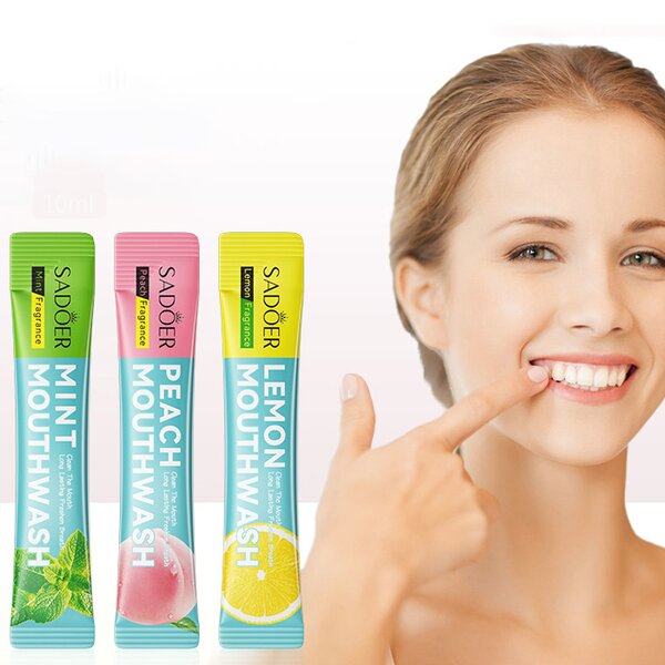 Mouthwash Manufacturer - Mint Peach Lemon Whitening & Private Label