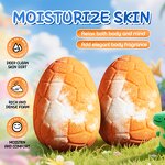 Bath Salt Balls Manufacturer - Orange Dinosaur Egg Exfoliating