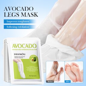 Foot Mask Manufacturer - Avocado Whitening Anti Cracking & OEM