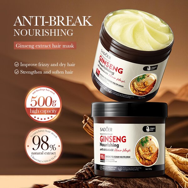 Hair Mask Manufacturer - Ginseng & Polygonum for Dry Hair & OEM