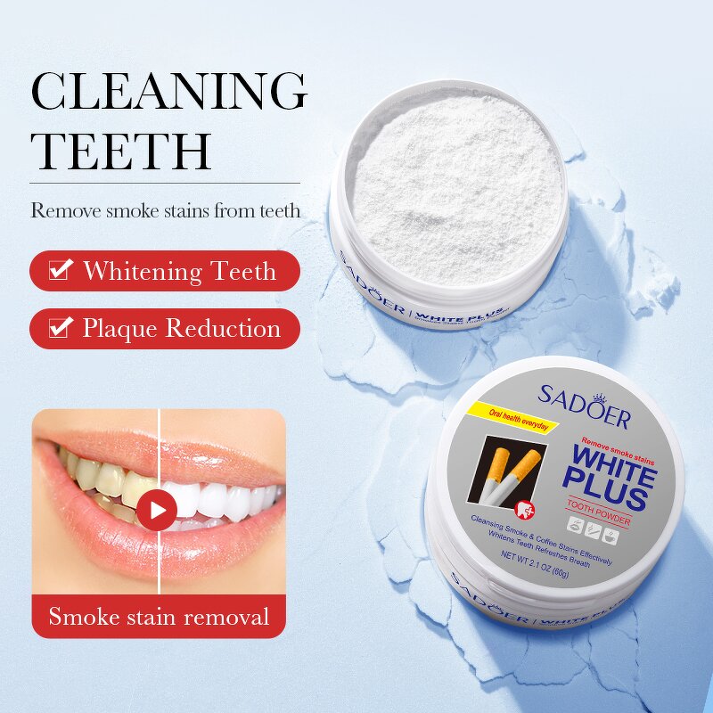 Teeth Whitening Powder Manufacturer - Natural Remove Tobacco Stains & OEM