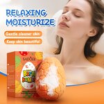 Bath Salt Balls Manufacturer - Orange Dinosaur Egg Exfoliating