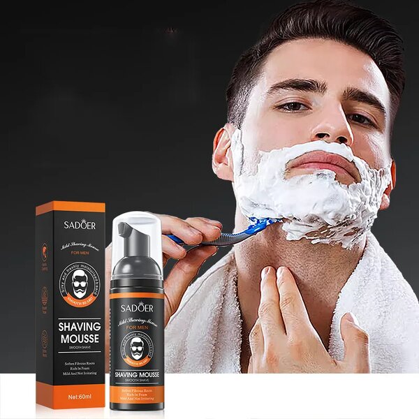 Face Cleansing Mousse Manufacturer - Herbal for Men Beard Hair Removal & OEM