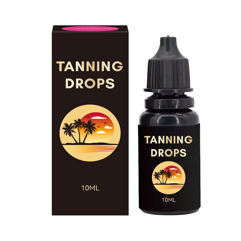 Self-Tanning Drops - 10ml Organic Vegan Fruit Flavor & Private Label