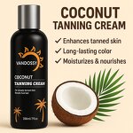 Tanning Cream - Vegan Organic Peptides with Coconut Oil