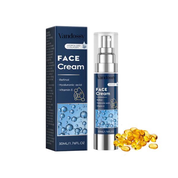 Night Facial Cream - Vitamin E & Hyaluronic Acid Firming for Women