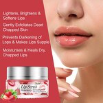 Lip Balm and Scrub - Fruit Scent Strawberry Pink Sugar & ODM