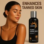 Tanning Cream - Vegan Organic Peptides with Coconut Oil