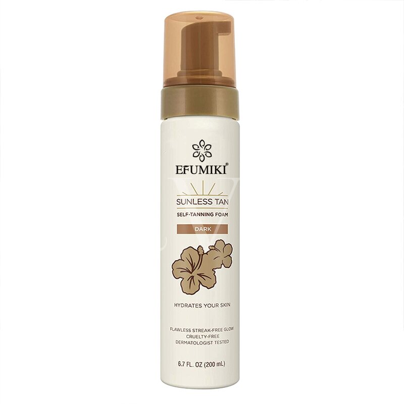 Tan Foam - Vegan Organic for Face Body Sunless Dark & Private Label