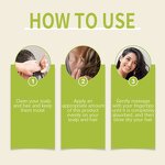 Hair Growth Serum - 100% Natural Rosemary Castor Almond for Men & Private Label