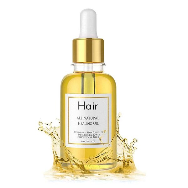 Hair Regrowth Oil - Jojoba Oil Blocker with Vitamins & Private Label