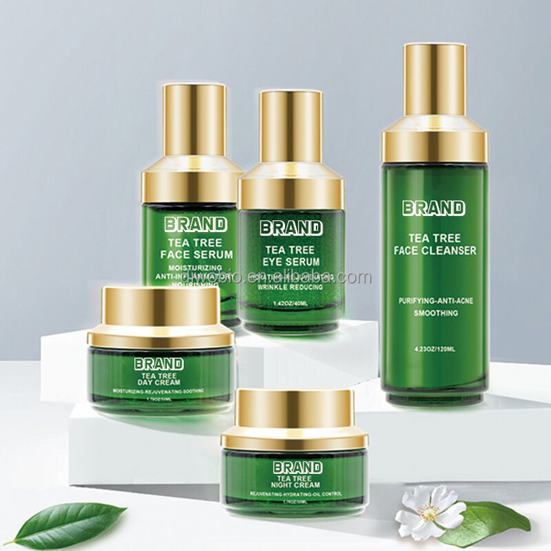 Skin Care Set - Tea Tree Green Tea Body Oil Small MOQ