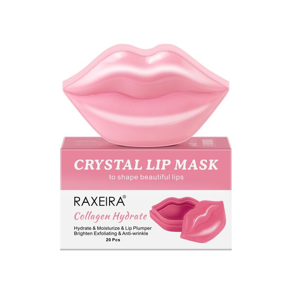 Lip Mask Manufacturer - Factory Price High Quality Pink Collagen Crystal Reduce Fine Lines Mask