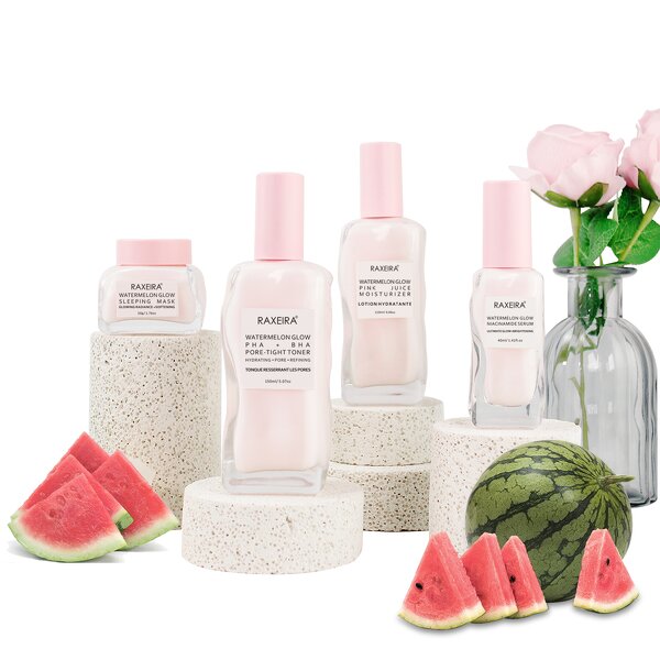 Skin Care Set Manufacturer - Private Label Cheap Whitening Perfume Gift Set Watermelon Body Lotion