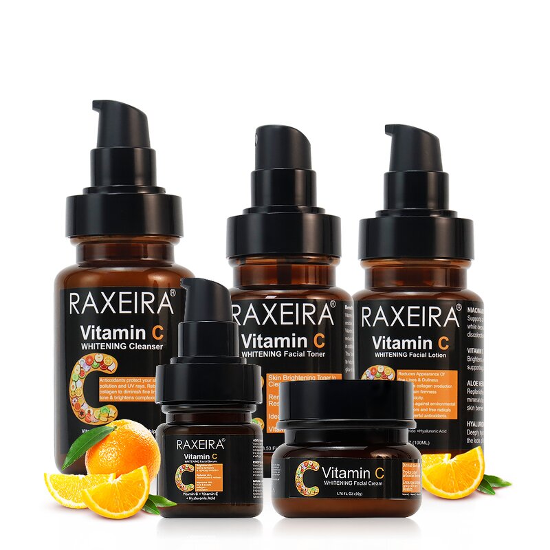 Skin Care Set Manufacturer - Vitamin C Serum Set Organic Facial Care Brightening Skin Care Kit