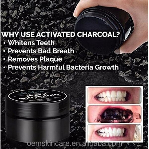 Toothpowder Manufacturer - Private Label Activated Charcoal Whitening Teeth Powder