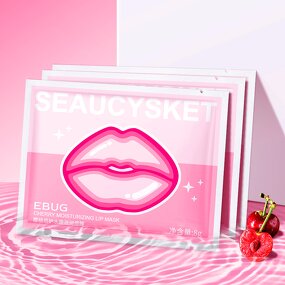 Lip Sheet Mask - EBUG OEM Wholesale Korean - Cherry Collagen Moisturizing Nourishing Honey