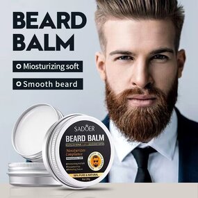 Beard Balm - Unique Brand SADOER Fast Dispatch Private Label - Premium Natural Mens