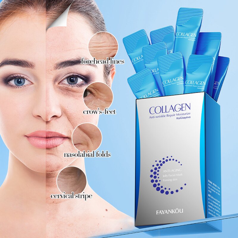 Sleeping Facial Mask - FAYANKOU Korean - Collagen Anti Wrinkle Repair Moisturizing Private Label