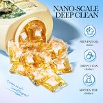 Laundry Detergent Pods - SADOER Freesia OEM Private Label - Lasting Fragrance Softens Clothes Washing Cleaning Gel Beads