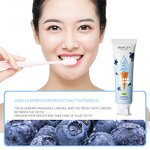 Toothpaste - IMAGES - Green Tea Fragrant Strawberry Gingival Protection Bright White Teeth Herbal Mint - Private Label