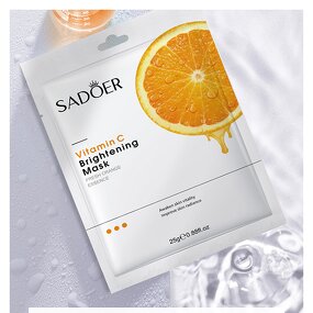 Facial Mask Sheet - SADOER OEM - Vitamin C Beauty Whitening Moisturizing
