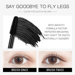 Eyelash Mascara - Unique - Waterproof Vegan Eye Lash Enhancer Thick Curling Private Label Fiber