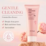 Facial Cleanser - BIOAQUA Private Label - Rose Hyaluronic Acid Pore Deep Cleansing Moisturizing Vegan