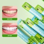 Mouth Wash - SADOER Disposable - Alcohol Free Organic Oral Care Natural Mint Peach Lemon - Private Label