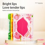 Lip Mask Sheet - Private Label - Nourishing Moisturizing Natural Essence Fruit Peach Aloe Vera Collagen Honey Korean