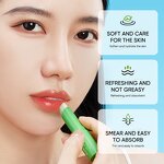 Lip Balm - SADOER - Moisturizer Hydrating Bright Lip Anti Dry Cracking Organic Aloe Vera