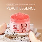 Bubble Mud Face Mask - OEM Organic Peach - Gel Deep Cleaning Moisturizing Smooth Smear Type