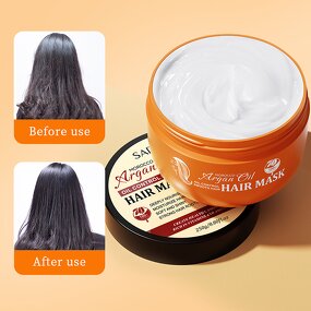 Hair Mask - OEM Wholesale - Hydrating Argan Oil Protein Keratin Moisture Repair Professional - Private Label