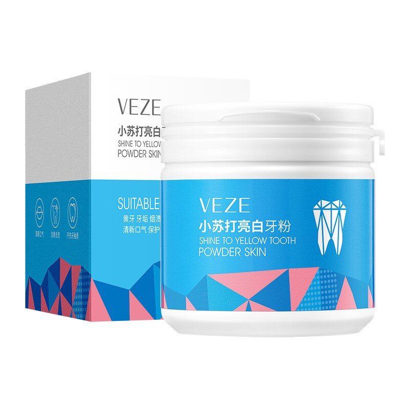 Teeth Whitening Powder - OEM VEZE Wholesale - Baking Soda Mint Breath Clean Stain Protect Gums