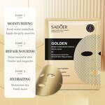 Facial Mask - SAODER Wholesale - Gold Honeycomb Collagen Hydrating Organic Easily Absorbed Honey Sheet