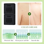 Handmade Soap - BIOAQUA Bamboo Charcoal Goat Milk - Lavender Natural Plant Rose Body Facial Cleansing Bath