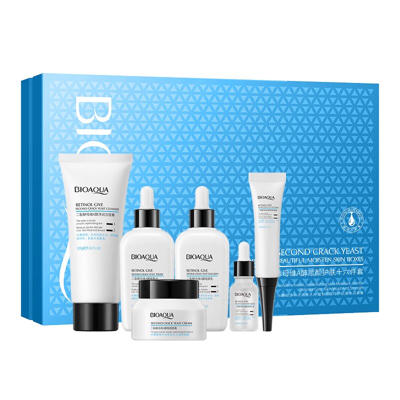 Skin Care Set - Wholesale Bioaqua Korean - Organic Serum Whitening Hyaluronic Acid Private Label