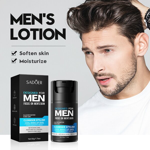 Face Cream - Hot Selling OEM Men's - Moisturizing Vitality Cream Natural Organic Shrink Pores Brighten