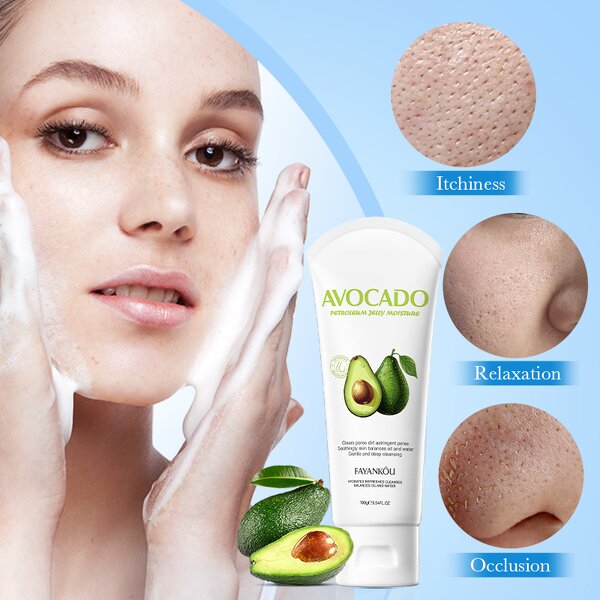 Facial Cleanser - OEM FAYANKOU Korean - Avocado Moisture Cleaning Oil Control Natural for Women