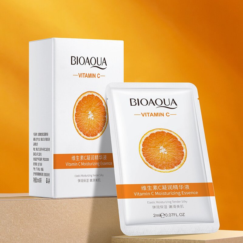 Facial Serum - BIOAQUA - Vitamin C with Peptides Moisturizing Whitening Firming Wrinkle Repair