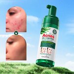 Facial Cleanser - BIOAQUA Organic - Anti-Acne Cleansing Mousse Pore Tea Tree Aloe Vera Foam