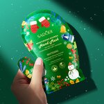 Hand Mask - SADOER Christmas - Nicotinamide Moisturizing Glove Nourishing Peel off Whitening
